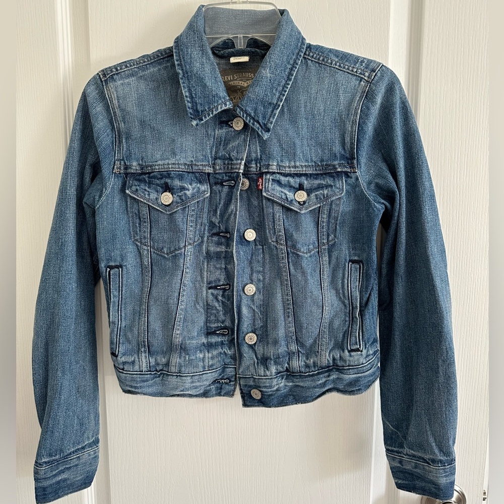 Levis Jean Jacket - Cropped - Small - image 1